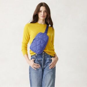 Vera Bradley Lorman Sling Backpack-Featherweight Bag - Deep Ultramarine